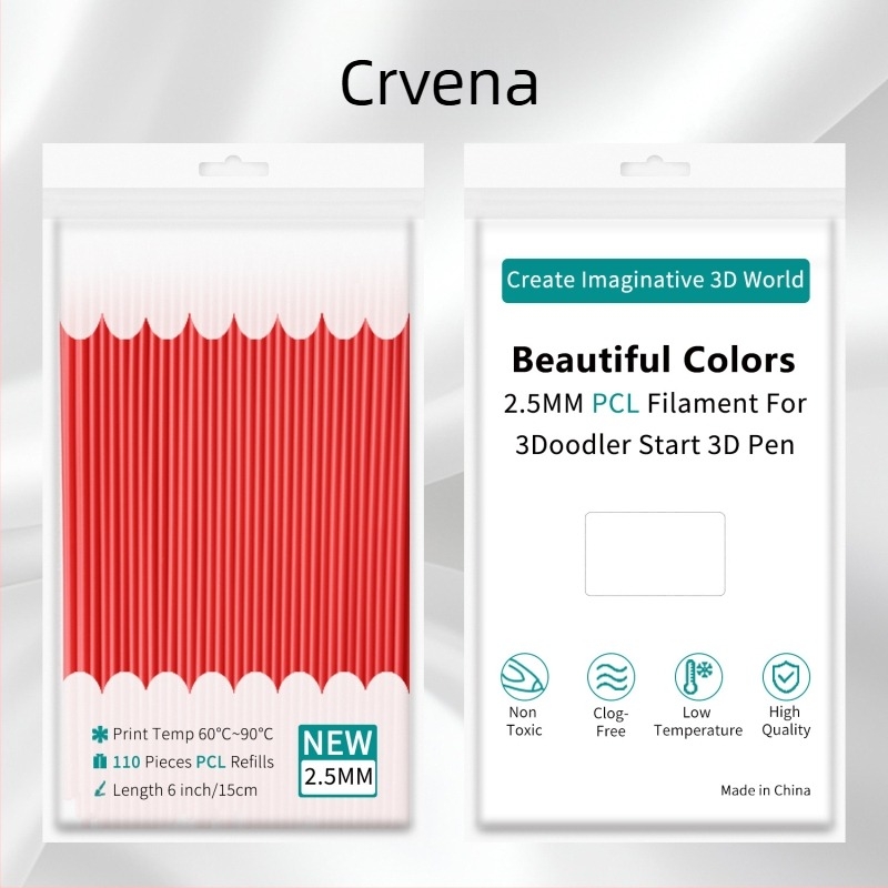 PCL potrošni materijal za 3Doodler pri niskoj temperaturi, 2,5 mm, kružni presjek