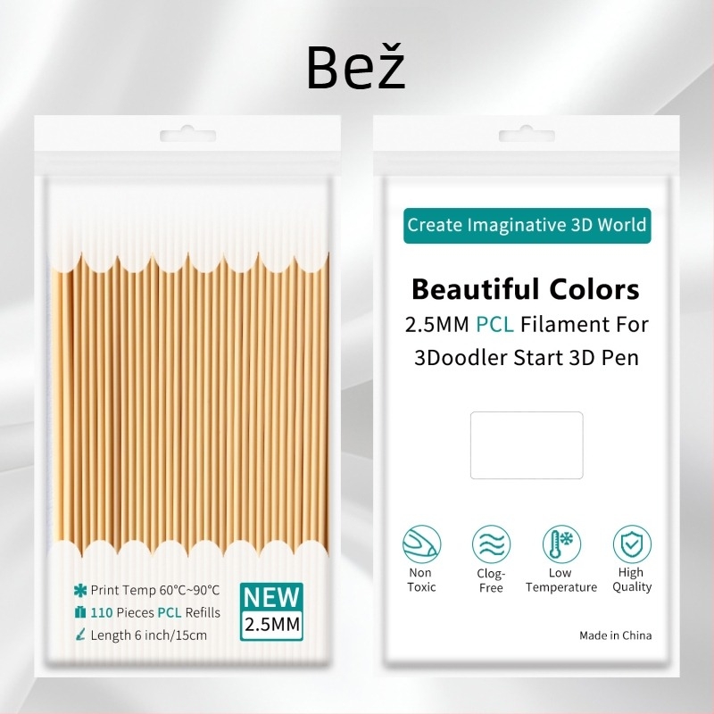 PCL potrošni materijal za 3Doodler pri niskoj temperaturi, 2,5 mm, kružni presjek