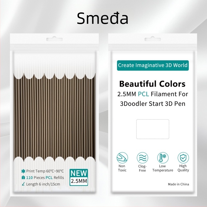 PCL potrošni materijal za 3Doodler pri niskoj temperaturi, 2,5 mm, kružni presjek