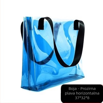 Prilagođena PVC laser torba za poklone, prozirna torba za poklone, toplo pritiskanje + šivanje, kod 66866, novi materijal