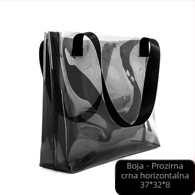 Prilagođena PVC laser torba za poklone, prozirna torba za poklone, toplo pritiskanje + šivanje, kod 66866, novi materijal