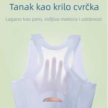 Dječji grudnjak za ispravljanje držanja s punim košaricama, sportski stil, najlon materijal, podstava od pamuka