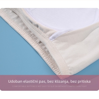 Pamukasti grudnjak za djevojčice, prozračan, puna košarica, s metalnim prstenom, fiksne dvostruke naramenice