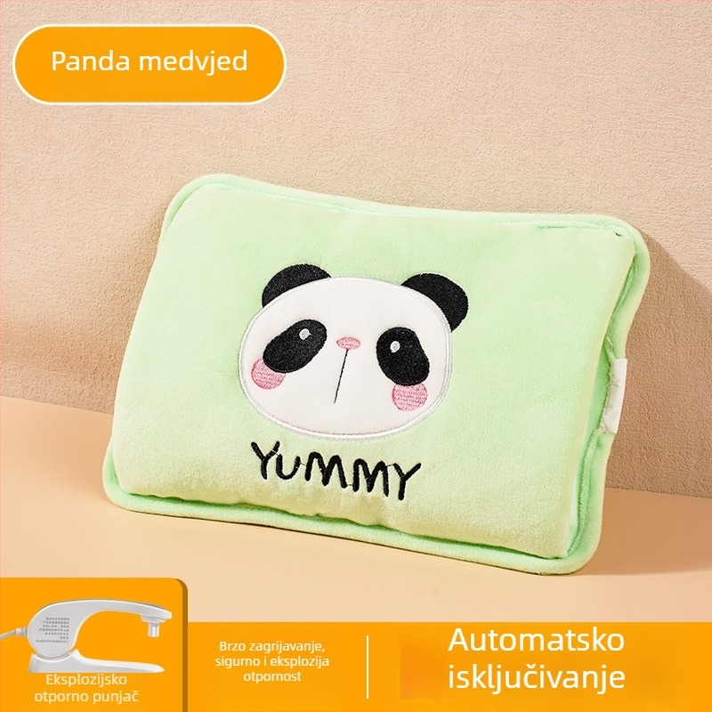 Ponovno napajana boca za toplu vodu - sigurna, električna grijaća torbica HLZ-2025, 220V, 380W, samopodgrijavanje, flanel materijal