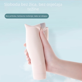Grudnjak za tinejdžerice, vest-stil, najlon, puna šalica, tanak oblikovan kup, podstava najlon, fiksni dvostruki remeni, prozračan i udoban
