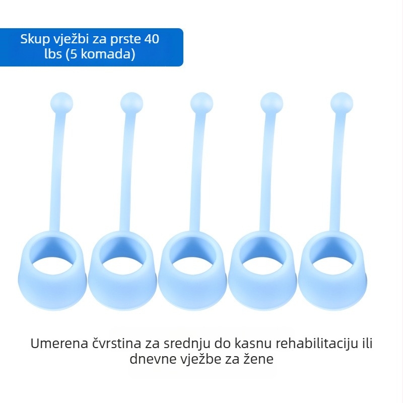 ANTUKE Silikonski trenažer za prste – ručni uređaj za fleksiju i ekstenziju prstiju (Brend: ANTUKE; Kategorija: Povlačni uređaj; Materijal: Silikon; Primjenjivo: Ostalo)