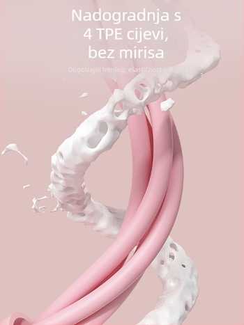 Xtep napinjač s pedalom za žene – fitness za oblikovanje trbuha i leđa, elastična traka, TPE materijal