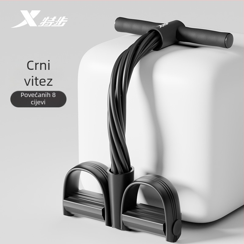 Xtep napinjač s pedalom za žene – fitness za oblikovanje trbuha i leđa, elastična traka, TPE materijal