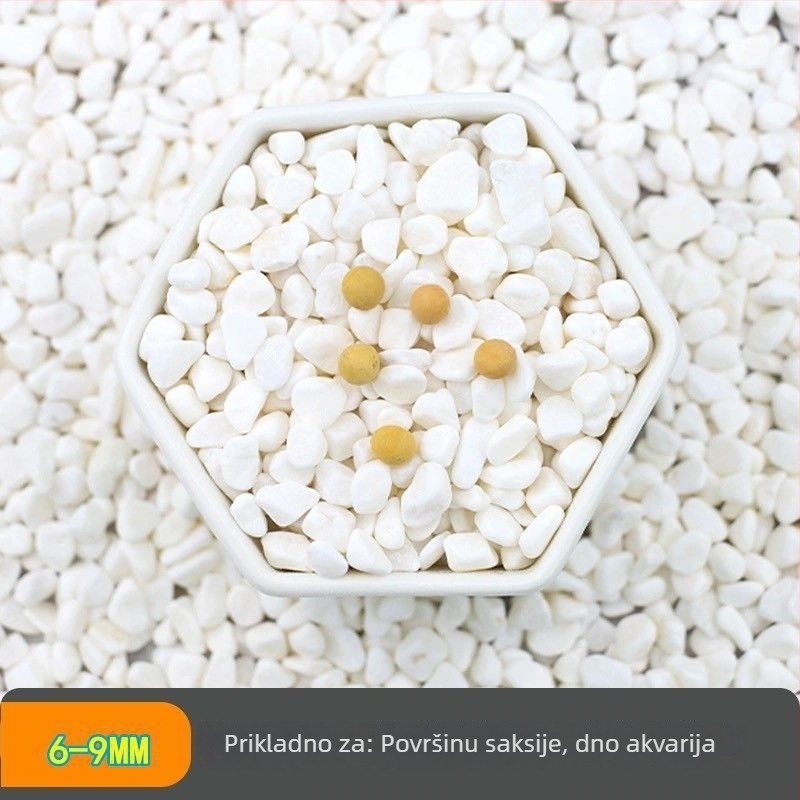 Dekorativni šljunak za uređenje krajolika, bonsaje, posude i popločavanje