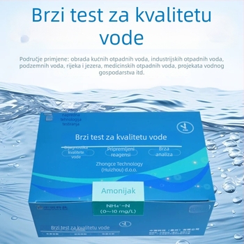 Milibo Brzi test kvalitete vode – amonijski dušik, ukupni fosfor, ukupni dušik, preostali klor, COD