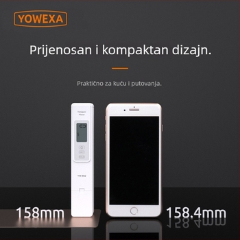 YW-662 Brzi analizator kvalitete vode — TDS 0–9999ppm, ispitivanje teških metala, točnost ±2%
