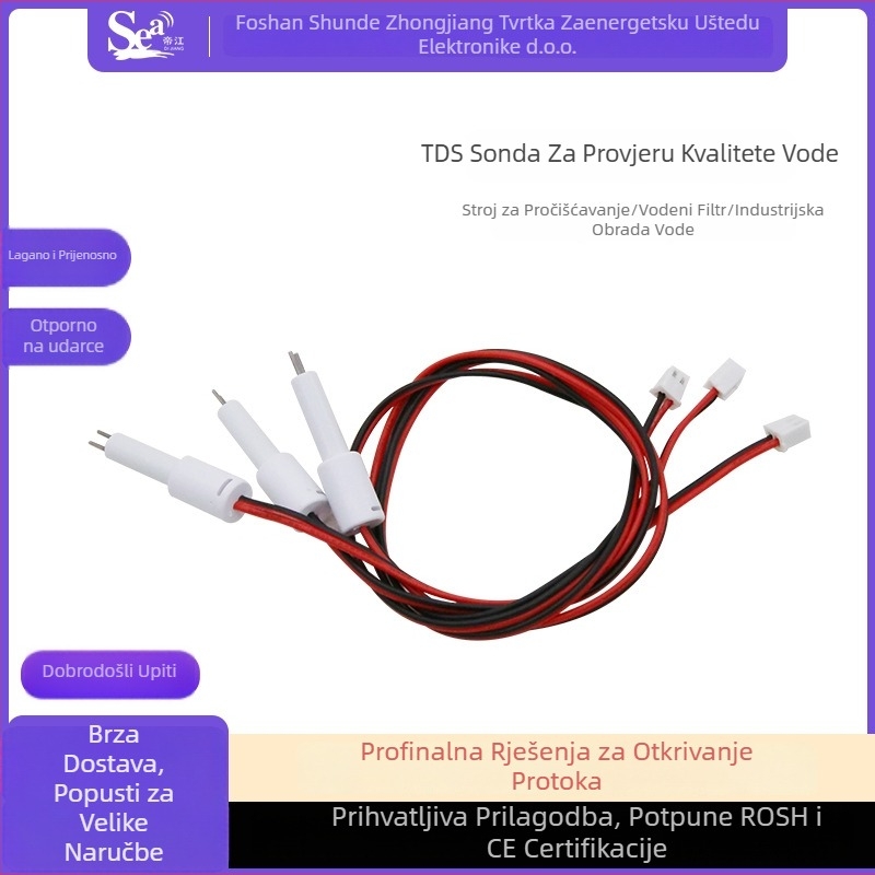 Brzi analizator kvalitete vode — Tds sonda i vodljivost, model Tds water quality probe, marka Emperor Jiang.