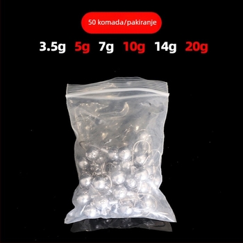 Hongchuan Lead Head Hook za ribolov, kutija 5000 komada, ribolovni udice