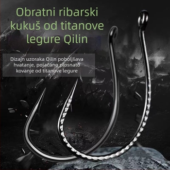 Shengfei obična kuka – jednostavan kuk, broj 18, za riječni ribolov