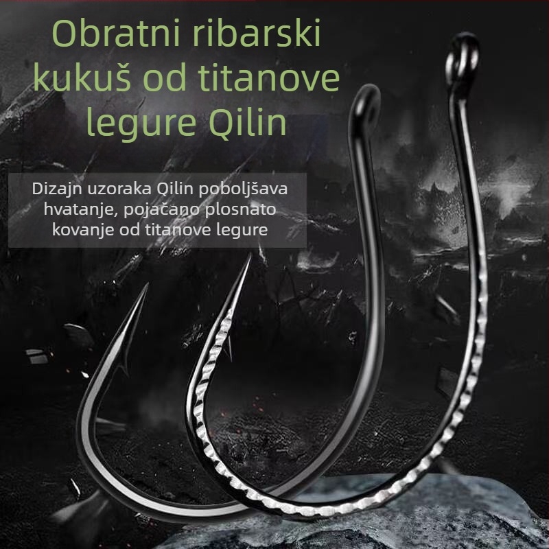 Shengfei obična kuka – jednostavan kuk, broj 18, za riječni ribolov
