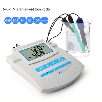 PHS-26C stolni 6-u-1 Analizator kvalitete vode s pH, EC/TDS/CF/ORP, temperaturom i otopljenim kisikom