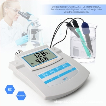 PHS-26C stolni 6-u-1 Analizator kvalitete vode s pH, EC/TDS/CF/ORP, temperaturom i otopljenim kisikom