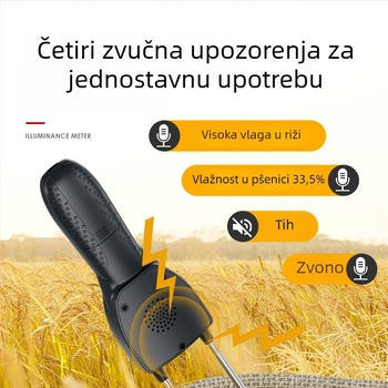 Delixi DLX-HT630A mjerni uređaj za vlagu žitarica – za pšenicu, rižu, kukuricu i soju – raspon 7,5–55%, rezolucija 0,1%