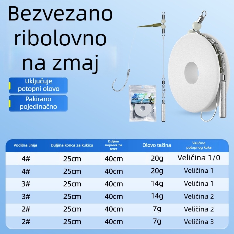 Običan ribolovni udica s bodljom, broj 1, za ribolov u rezervoaru (Bodlja; Broj 1; Za rezervoar; Kategorija: Udič)