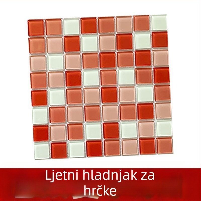 Hladna podloga za mala kućna ljubimce – staklena podloga za hlađenje za hrčke, zečeve i činčile; Porijeklo: Shandong, Značka: Mat, Uvoz: Ne