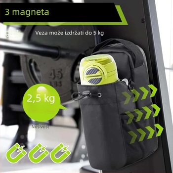 Sportska torba od poliestra, prozračna s odjeljivanjem suho-mokro, unisex crossbody za vožnju biciklom