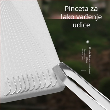 Kuka za ribolov, polumjesec oblik, jednostruki, za riječnu ribolov – oštra, za male ribe i mikro ribolov
