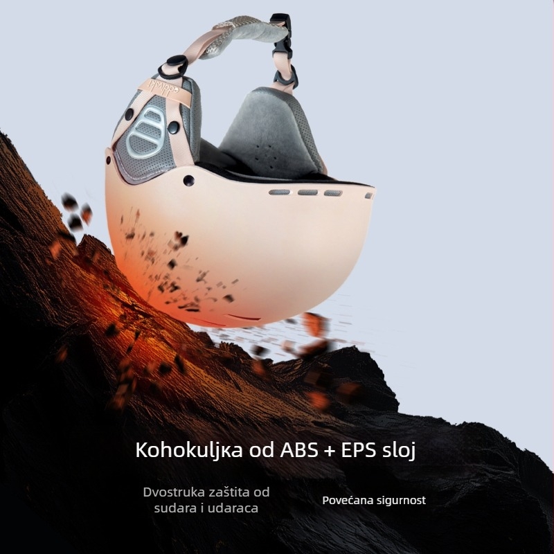oddivski skijaška kaciga – unisex za odrasle, ABS materijal, logotip otisnut