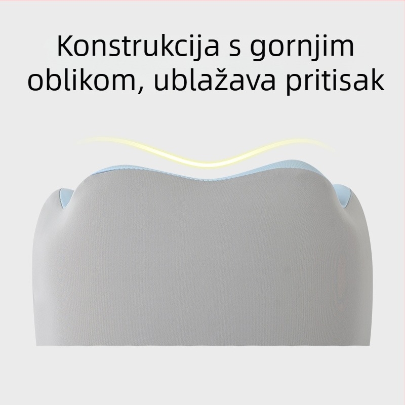 mainyer U-oblikovani putni jastuk s memorijskom pjenom, Ice Silk navlaka, moderni minimalistički stil, za odrasle
