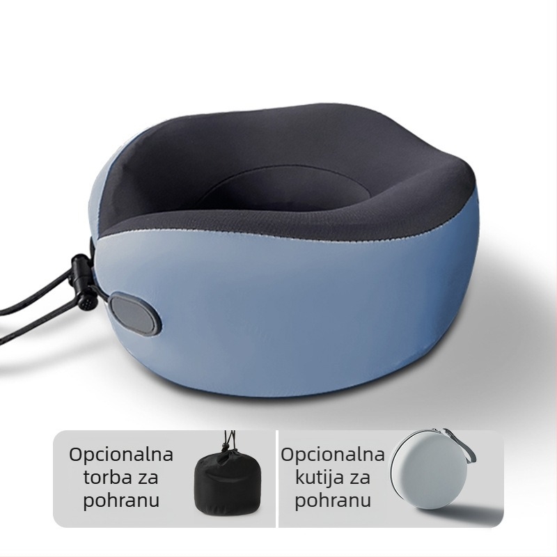 Wabin Pipe Putna jastučnica za vrat – U-oblik, memorijska pjena, poliester navlaka, za odrasle