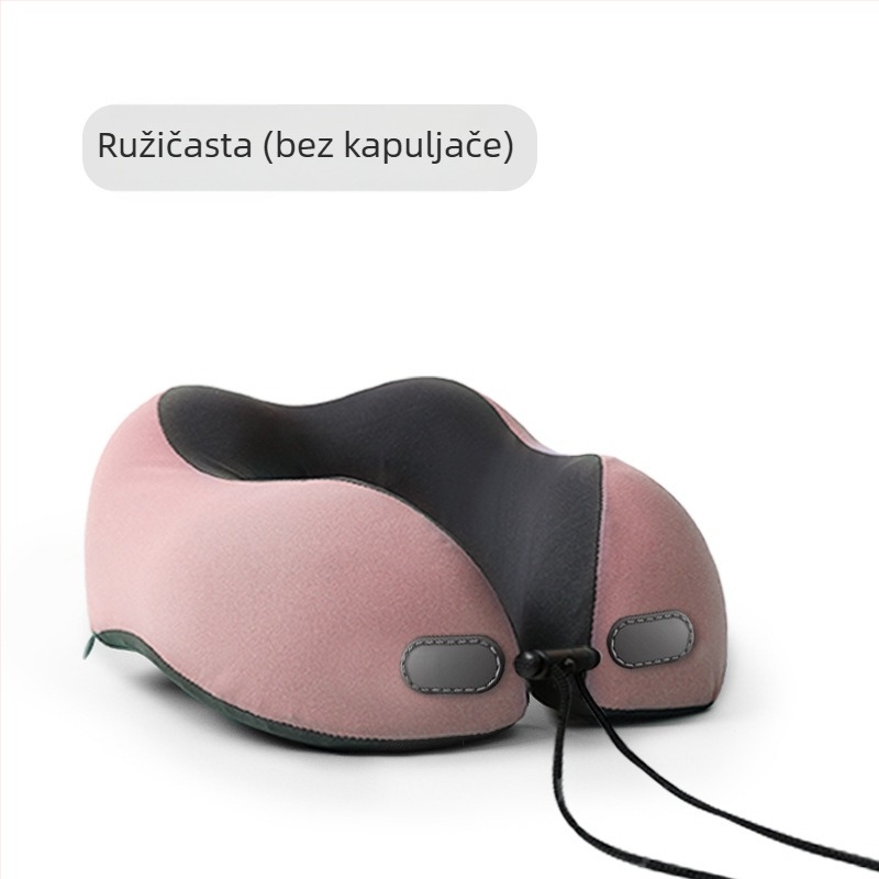 Wabin Pipe Putna jastučnica za vrat – U-oblik, memorijska pjena, poliester navlaka, za odrasle