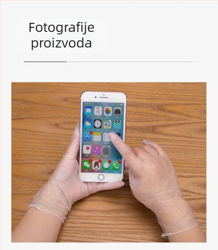 Jednokratne PVC rukavice, za hranu, vodootporne i otporne na ulje, za pranje suđa i catering