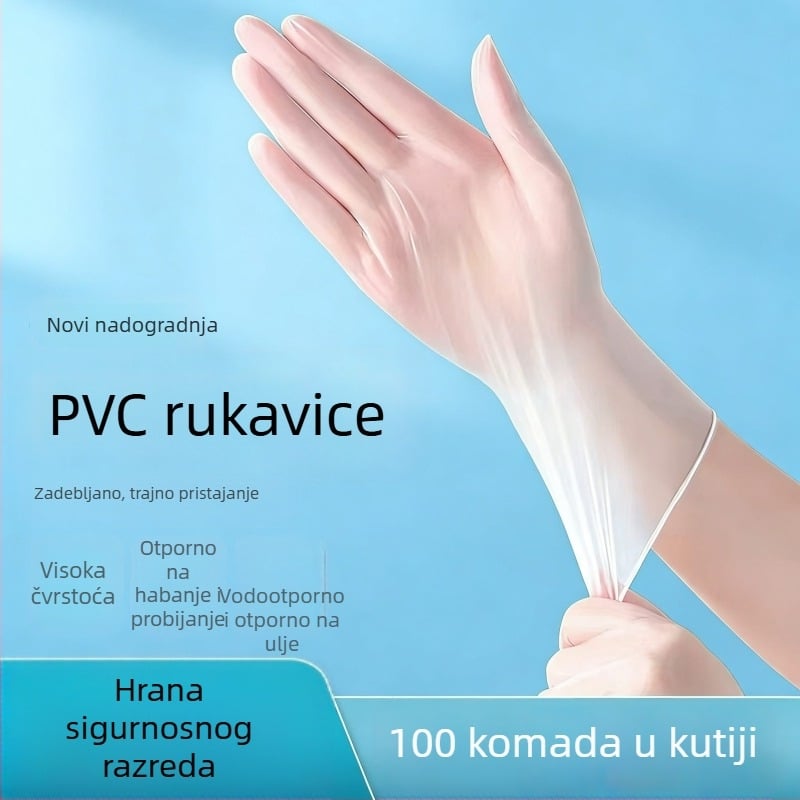 Jednokratne PVC rukavice, za hranu, vodootporne i otporne na ulje, za pranje suđa i catering