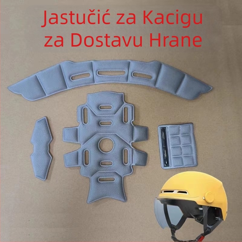 Unutarnja podstava kacige za vožnju biciklom/motociklom – upija znoj, lagana, prozračna pamuk podstava, unisex, odrasli