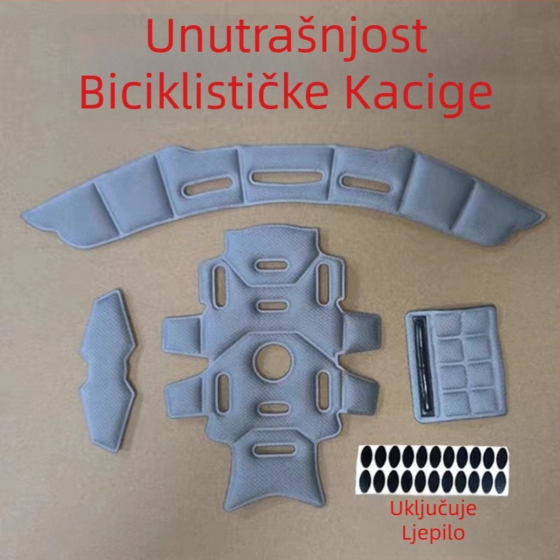 Unutarnja podstava kacige za vožnju biciklom/motociklom – upija znoj, lagana, prozračna pamuk podstava, unisex, odrasli