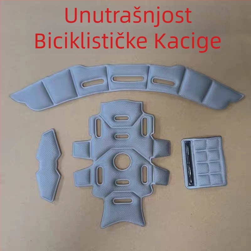 Unutarnja podstava kacige za vožnju biciklom/motociklom – upija znoj, lagana, prozračna pamuk podstava, unisex, odrasli