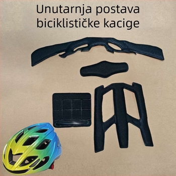 Kaciga za biciklizam – unisex za odrasle, podstava od zdravog pamuka, jednostavan uzorak, na skladištu