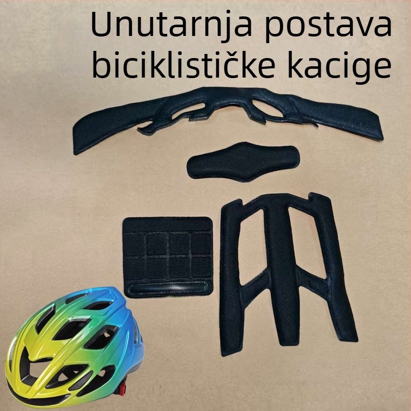 Kaciga za biciklizam – unisex za odrasle, podstava od zdravog pamuka, jednostavan uzorak, na skladištu