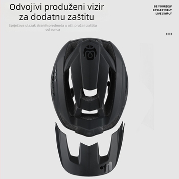Kaciga za bicikl West Biking, unisex za odrasle, stil planinski bicikl, PC ljuska + EPS pjena, model YP0708078