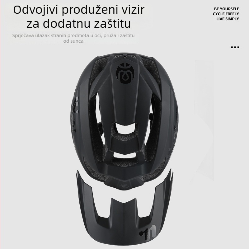 Kaciga za bicikl West Biking, unisex za odrasle, stil planinski bicikl, PC ljuska + EPS pjena, model YP0708078