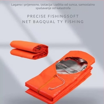 Dječja vreća za spavanje, stil omotnice, podstava i tkanina s PE aluminijskom folijom, 320 g
