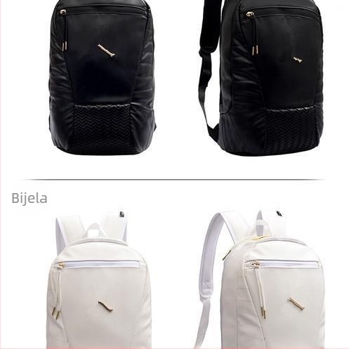 PU ruksak velike kapacitete za prijenosno računalo, vodootporan, zakrivljene naramenice, ulični stil školskog ruksaka