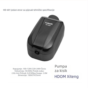 Xiteng HDOM 601-605 pumpa za kisik u akvariju, teži oko 0,7 kg, bez uvoza