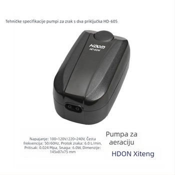 Xiteng HDOM 601-605 pumpa za kisik u akvariju, teži oko 0,7 kg, bez uvoza