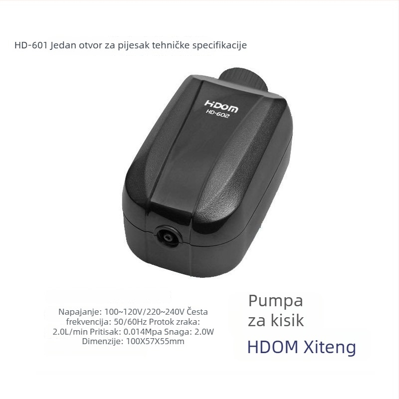 Xiteng HDOM 601-605 pumpa za kisik u akvariju, teži oko 0,7 kg, bez uvoza