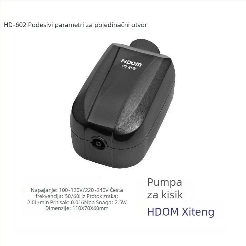 Xiteng HDOM 601-605 pumpa za kisik u akvariju, teži oko 0,7 kg, bez uvoza