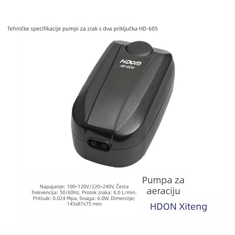 Xiteng HDOM 601-605 pumpa za kisik u akvariju, teži oko 0,7 kg, bez uvoza