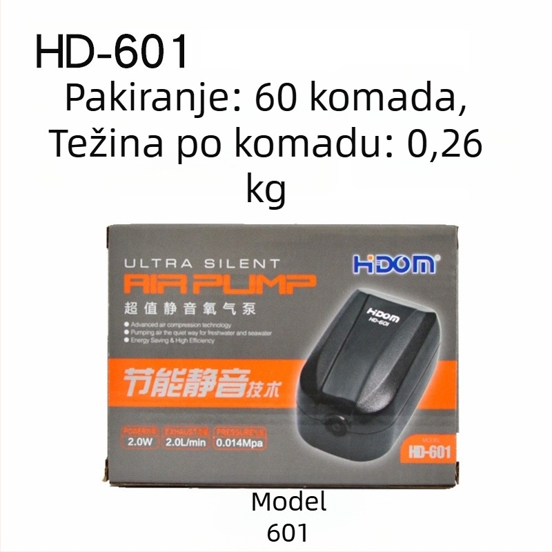 Xiteng HDOM 601-605 pumpa za kisik u akvariju, teži oko 0,7 kg, bez uvoza