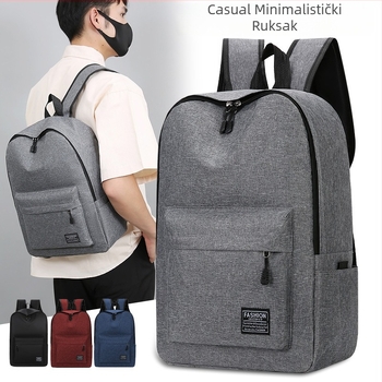 Ruksak urbani minimalističkog stila, kapacitet 20–35 L, Oxford materijal, za 13-inčni laptop, zakrivljene naramenice