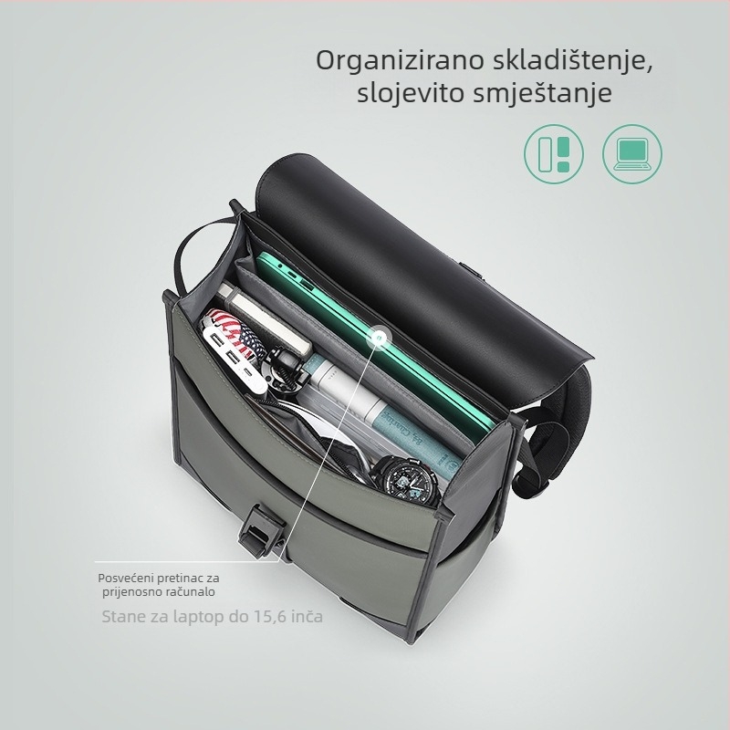 Ruksak unisex, Oxford platno, kapacitet 20–35 L, 15-inčni prijenosnik, ulična moda