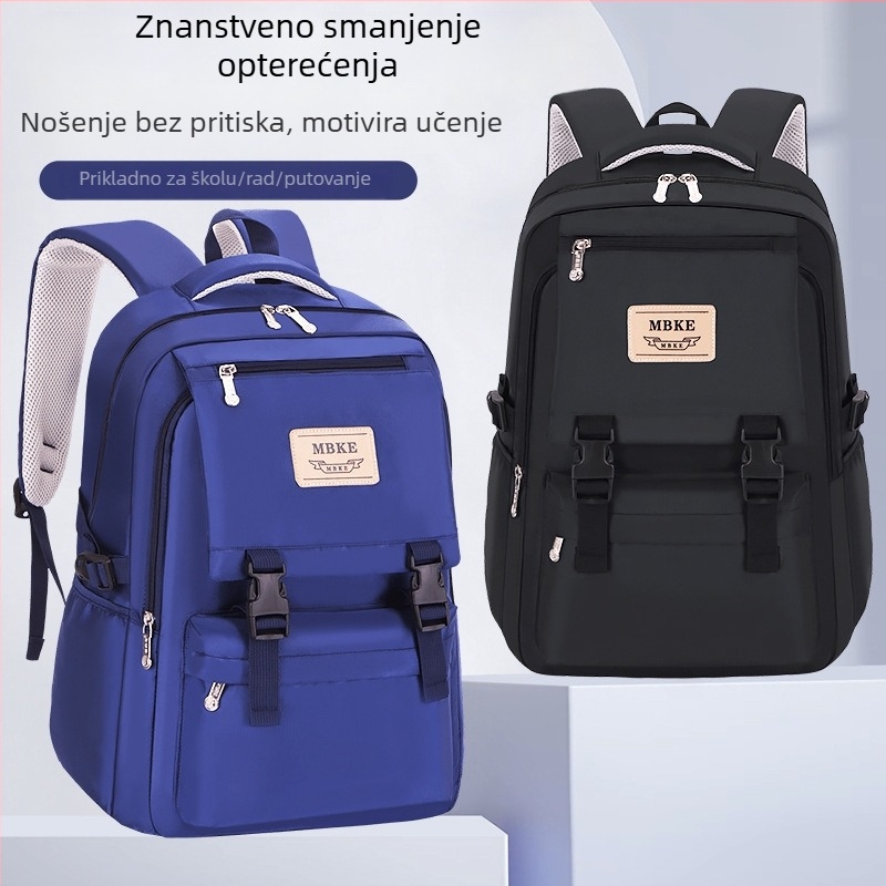 Unisex ruksak od Oxford platna – prozračan, vodootporan i otporan na habanje, zakrivljene naramenice, gradski stil, za školu